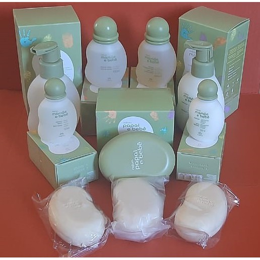 Kit Natura Mamae Bebe Presente Completo Com Oleo E Saboneteira Beecost