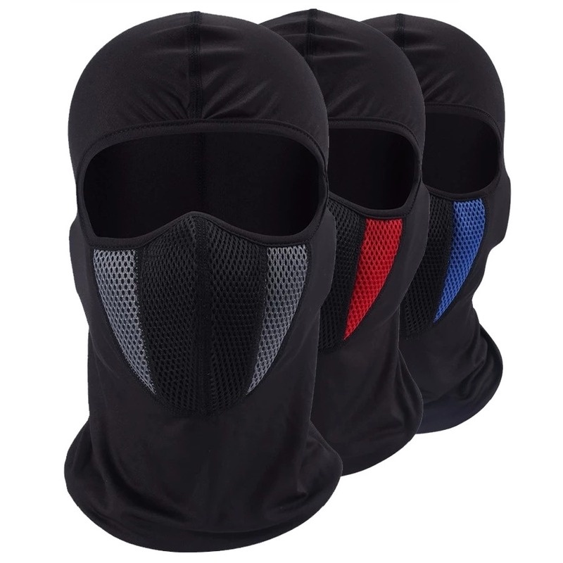 [LUC] Lenço De Seda De Gelo Protetor Solar Respirável Exterior Sweat Wicking Balaclava Bandana Gola Sol De Ciclismo Queda