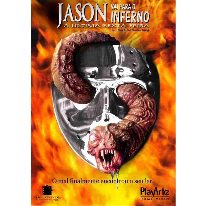 Dvd Jason Vai Para o Inferno A Última Sexta Feira Dublado e legendado