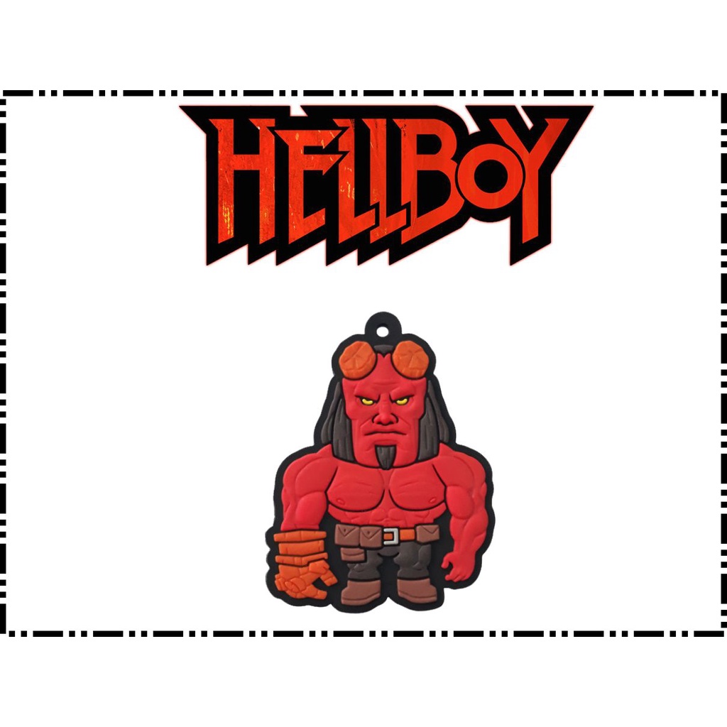 Hellboy Chaveiro Emborrachado