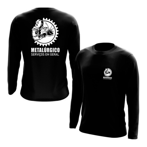 Camiseta Manga Longa Metalúrgico Soldador Uniforme Trabalho em Oferta na Shopee