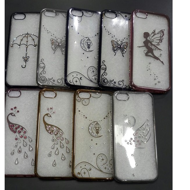 Capa Com Strass Iphone 5g / 5s / 5se Compre 1 Leve +1