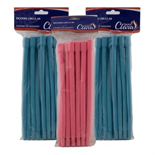 Bigodim Bigudinho Circular N1 Kit 36 unidades Santa Clara em Oferta na Shopee