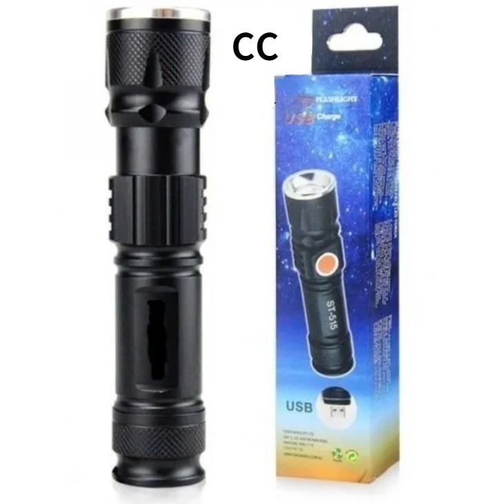 Lanterna Profissional Led Portátil T6 / Usb Recarregável Com Zoom Lanterna / Impermeável / Ciclismo / Camping / Trabalho Para Fora Da Por