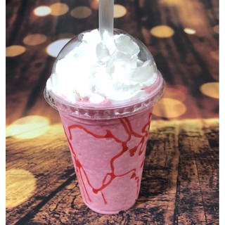 10 copo Milk-shake com tampa bolha com furo 300 ml pp ( chocobraz ) em Oferta na Shopee