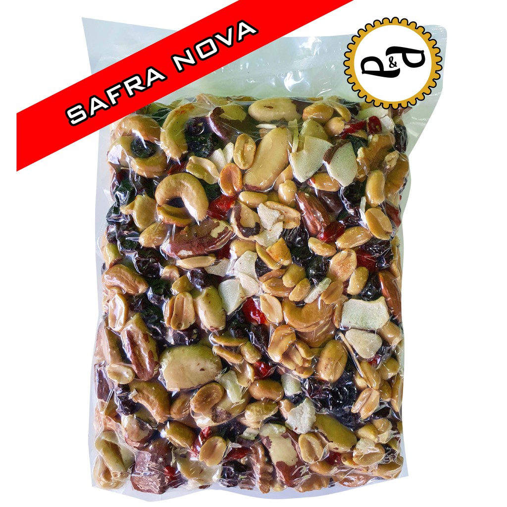 Mix Premium P&P - Castanhas, Nozes, Amêndoas, Goji berry, Raspas de coco, Uvas passas e Amendoim 250g