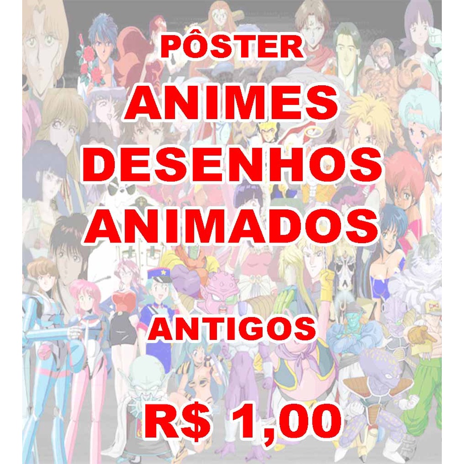 Animes Poster De Animes E Desenhos Antigos (semi Novos) Revistas Originais