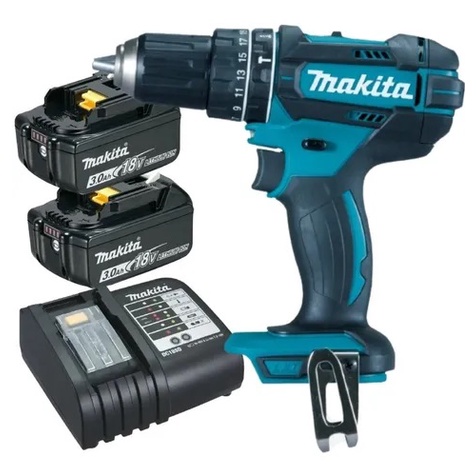 Furadeira Parafusadeira 18v Dhp482 Makita Com 2 Baterias 3ah - Home & Living