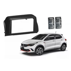 Moldura 2 Din Fiat Argo, Cronos - Preta