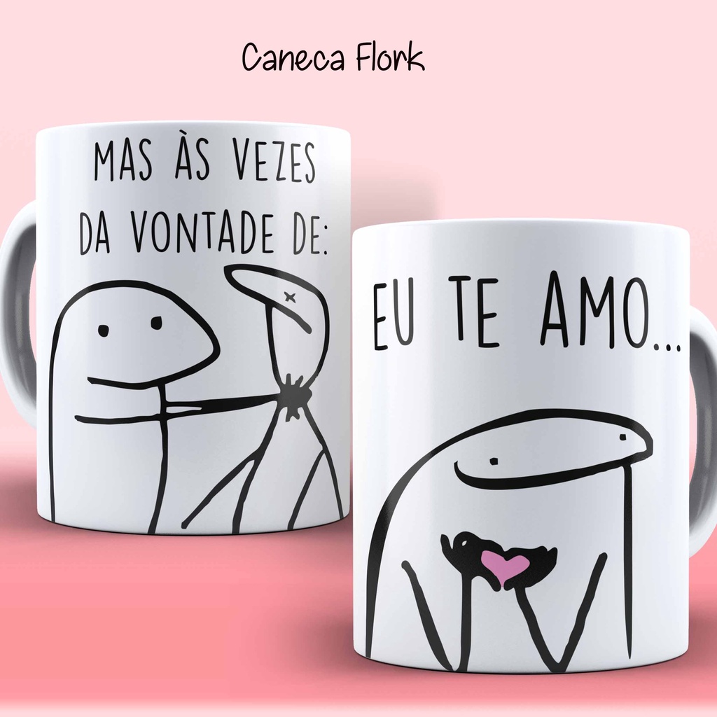 Caneca Personalizada Flork Meme Casal Namorados Shopee Brasil 