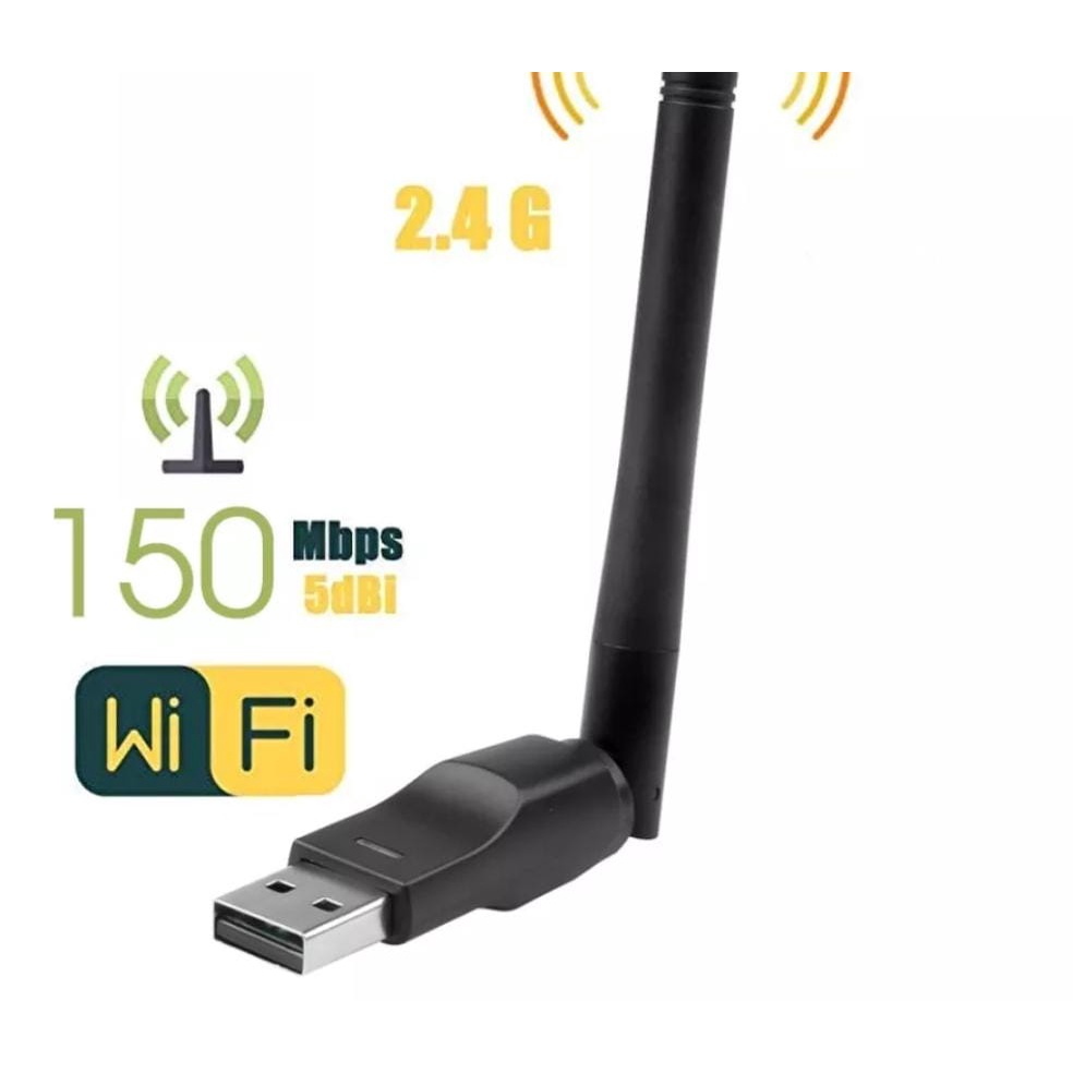 Adaptador Receptor Wireless Antena Wifi Usb 150mbps Promo! - Socialtech ...