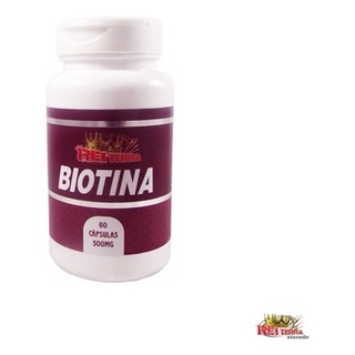 Biotina 60 Cáps 500mg 100% Pura
