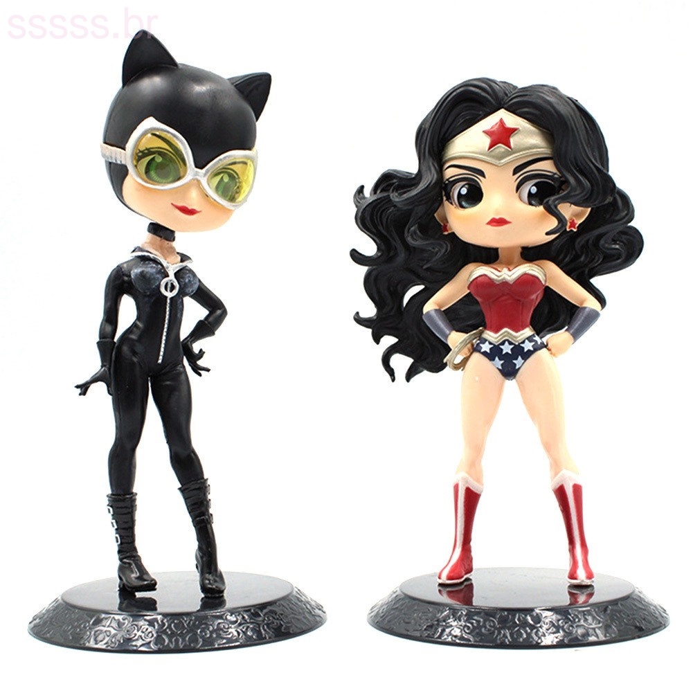 Boneco / Figura De Ação Anime Mulher Maravilha Super Herói Gato Para Mulheres