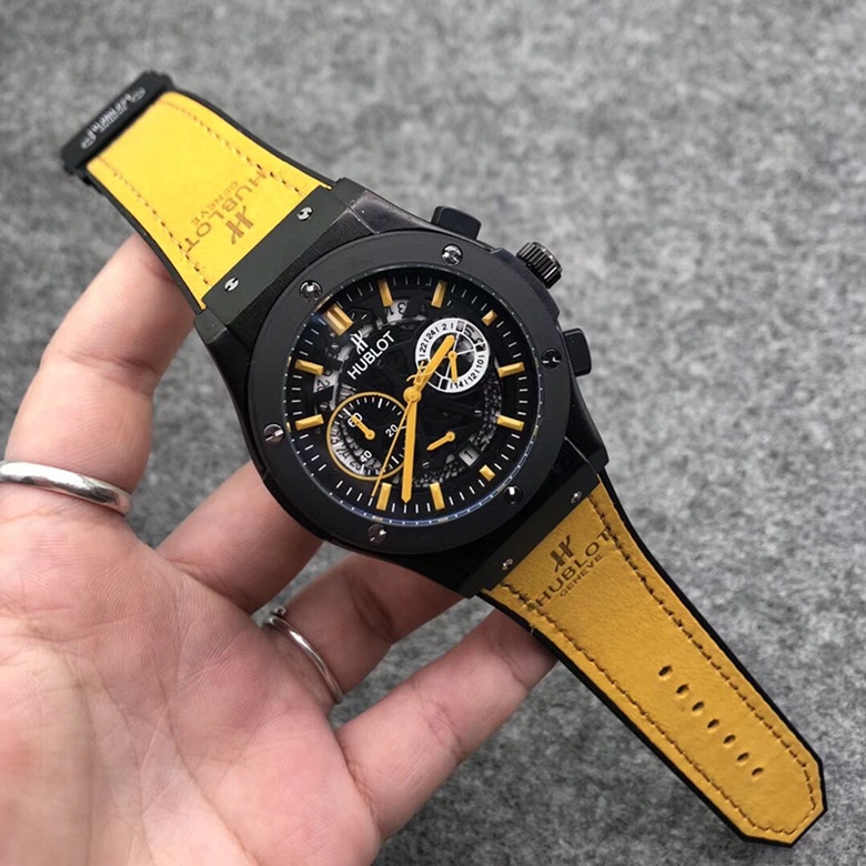 Relogio Hublot Quartzo Multifuncional Cronografo 6 Pin Men s Escorrega o Preco