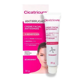Creme Facial Cicatricure Antissinais Bioregenext 30g em Oferta na Shopee