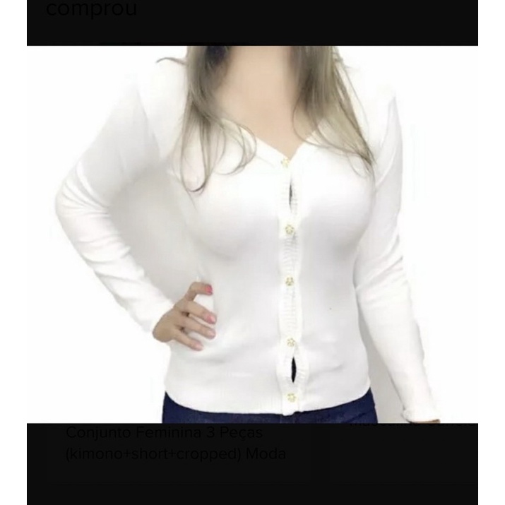 Casaco Cardigan Feminino  Casaquinho Suéter  tricot lisas De Frio Botões Feminina Inverno Casaco