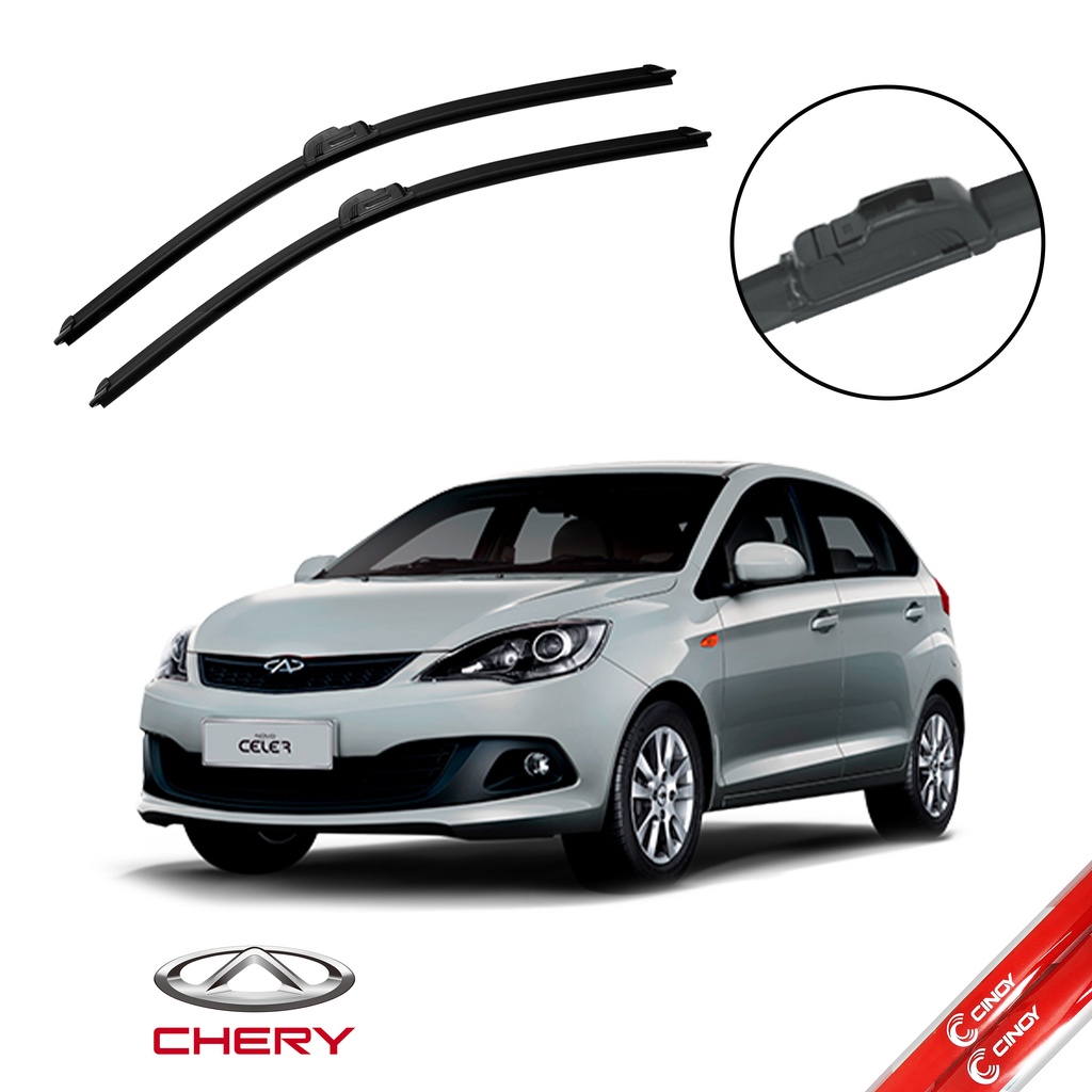 Par Palheta Limpador Parabrisa Dianteiro Chery Celer 2013 2014 2015 2016 A 2018