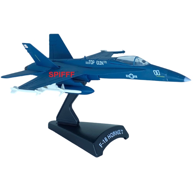 Miniatura Avião de Caça McDonnell Douglas F/A-18B Hornet Top Gun F-18 USAF Escala 1:150 F18 F 18