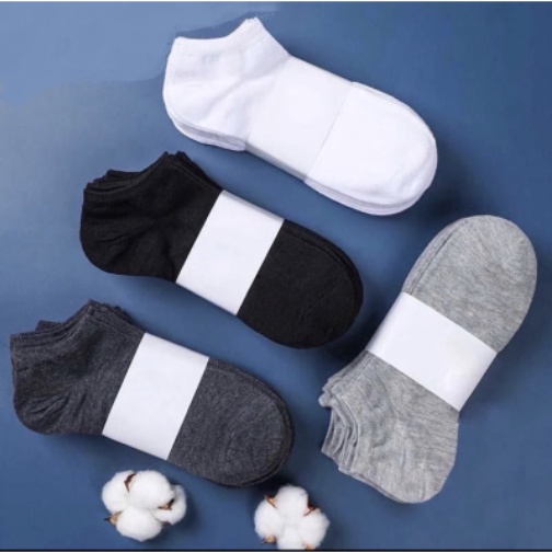 Kit 03 Pares Unissex Meias Cano Curto Masculino e Feminino