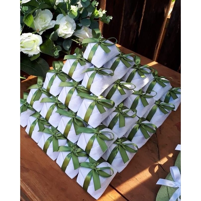 Embalagem Para Bem Casado Papel Crepom Super Crepe E Celofane Com 40