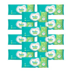 Kit 576 Toalhinhas Umedecidas Pampers Aloe Vera