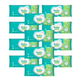 Kit Lenços Umedecidos Pampers Aroma de Aloe Vera com 576 Unidades em Oferta na Shopee