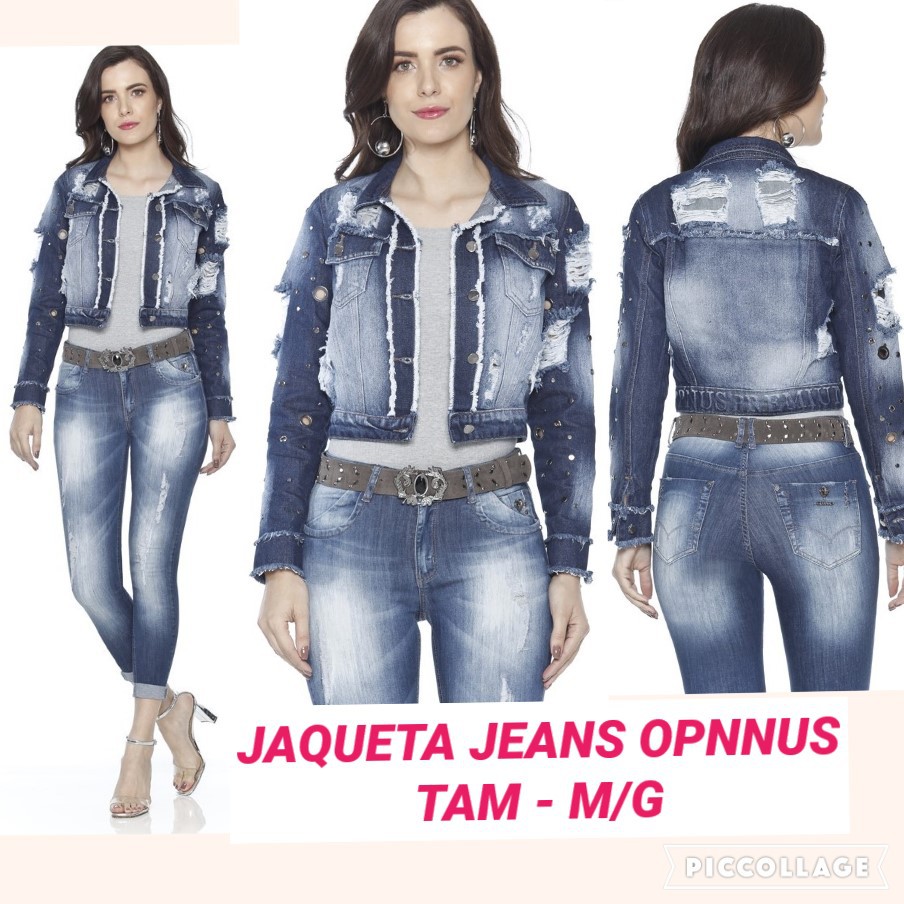 jaqueta jeans oppnus