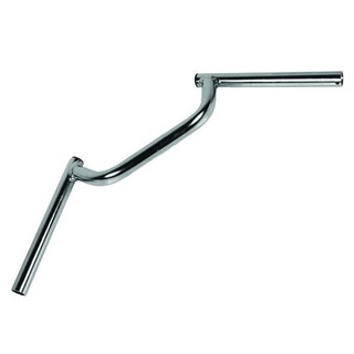 Guidão Esportivo Alumínio Modelo Morcego Moto Honda Cg Cromado Pro Tork