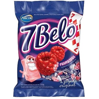 Bala 7Belo Framboesa Arcor 100g