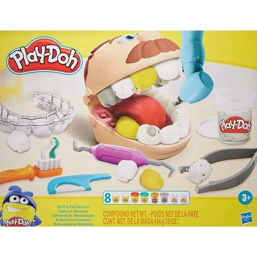 Conjunto Massinha Play Doh Brincando de Dentista F1259