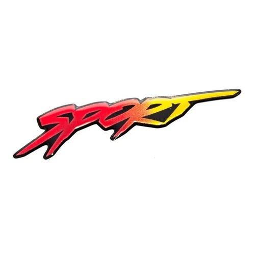 Emblema Adesivo Resinado Sport Pequeno Da Tampa Traseira Linha Chevrolet Astra