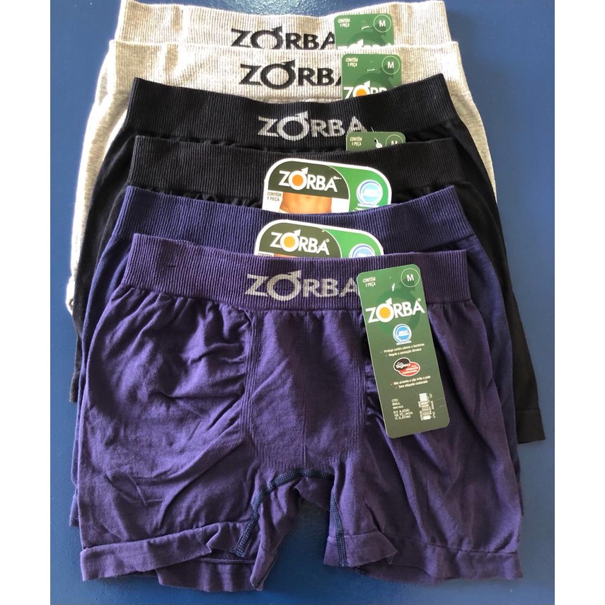 Kit 6 Cueca Boxer Box Zorba 781 Sem Costura Original Shopee Brasil 2225