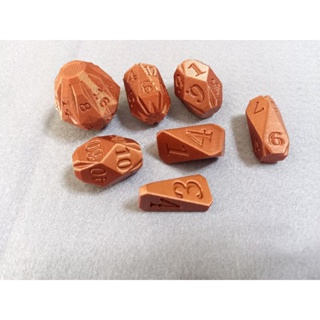 Conjunto de dados Maciços de RPG e D&D personalizados (Facets Dice) PRODUZIDO EM 3D. em Oferta na Shopee