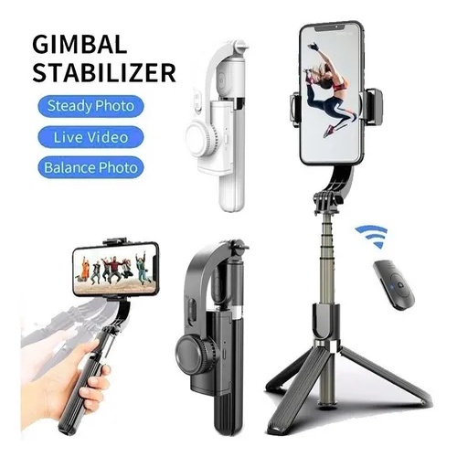 Estabilizador Móvel Gimbal L08 E Tripé Móvel Bluetooth