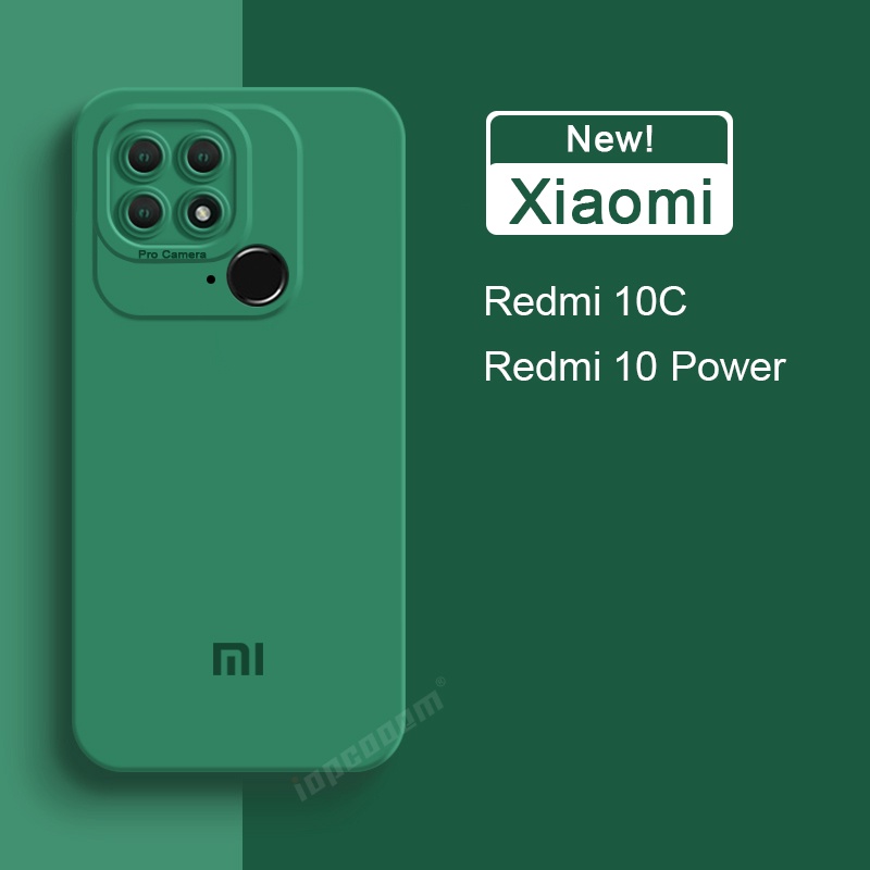 Capa De Silicone Líquido Original Xiaomi Redmi 13C 12 10C 12C 11A 11 Prime 10 Power 5 Plus em Oferta na Shopee