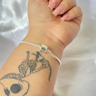 Pulseira para berloques life a prata 925
