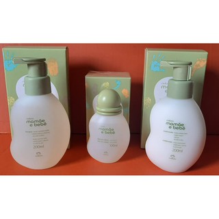 Kit Colônia + Shampoo + Condicionador  Natura Mamãe Bebê