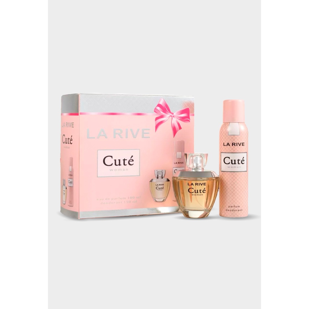 Kit Cute La Rive Eau de Parfum 100ml e Desodorante 150ml, Importado ...