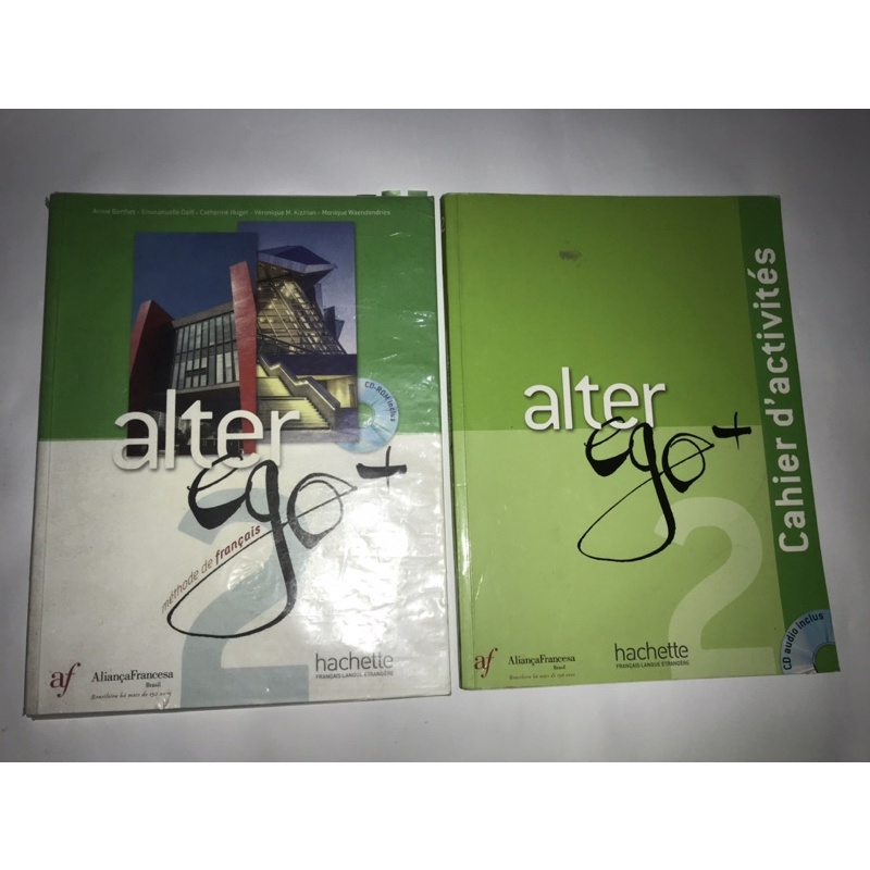 Livro Alter Ego + 2 - (livre d’élève e cahier d’activités) (livro aluno e caderno de exercícios) edição aliança francesa