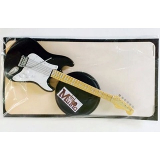 Instrumento Musical em Miniatura de Guitarra Strato Caster