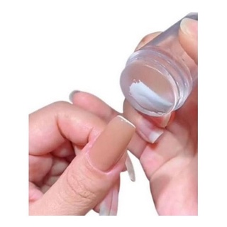 Carimbo De Francesinha Silicone Para Carimbo De Unha Com Raspador bx