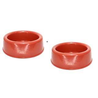Kit 2 Potes Comedouro Ração E Agua P/ Cachorro E Gato 300ml