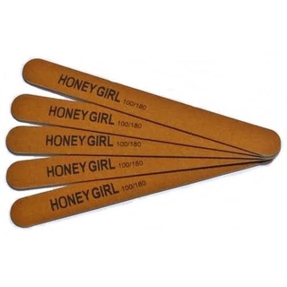 10 Lixa Reta Fina Honey Girl Marrom 100/180