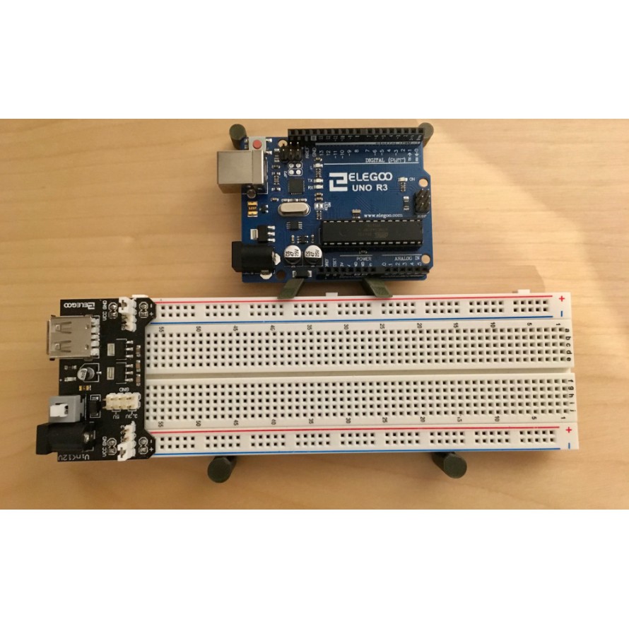 Suporte para Arduíno e Protoboard