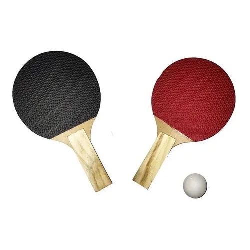 Kit Tênis De Mesa Ping Pong Acate 2 Raquetes + 1 Bola