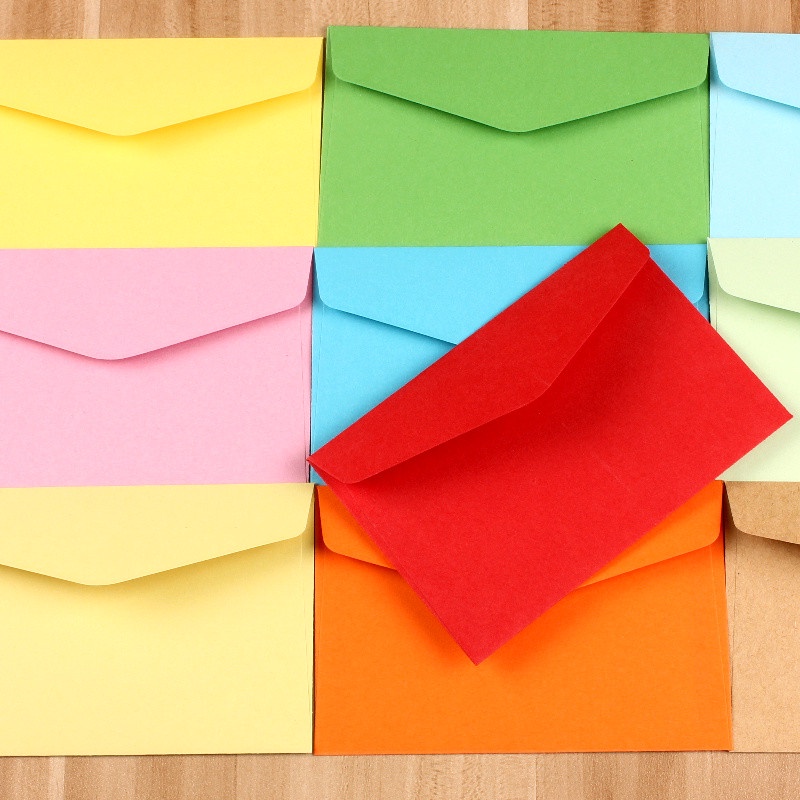 Envelopes Coloridos para Convites Pacote com 10 und em Oferta na Shopee