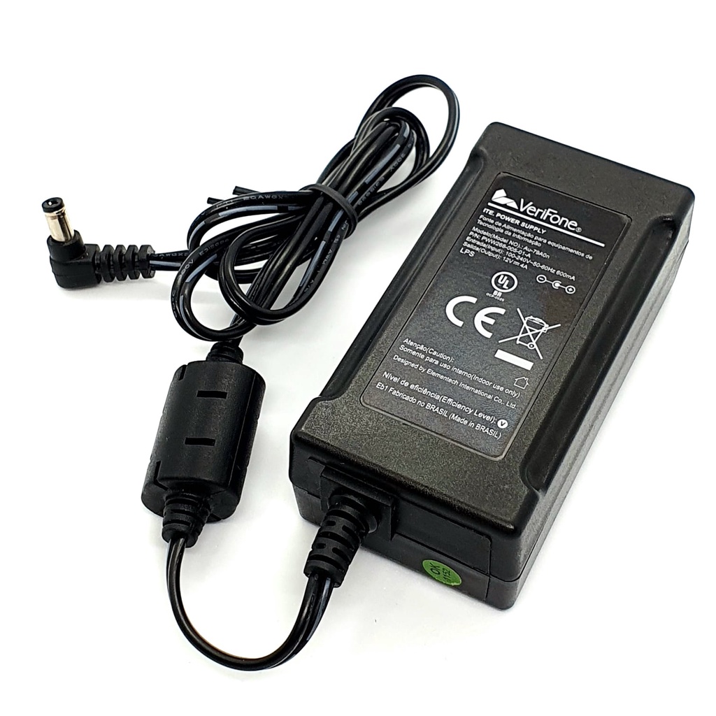 Fonte de mesa Verifone 12v 4a + cabo oitinho PHINO