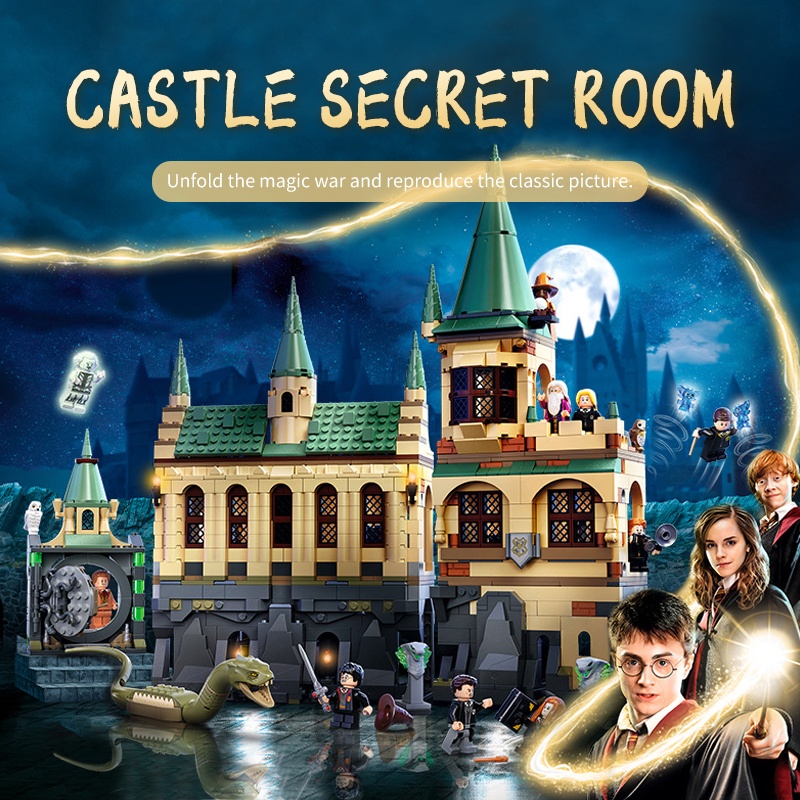 Harry Potter Hogwarts Great Hall Castle Série Auditório Blocos De  Construção Brinquedos Compatíveis Lego Tijolos Educativos Para Crianças  Presentes - Escorrega o Preço