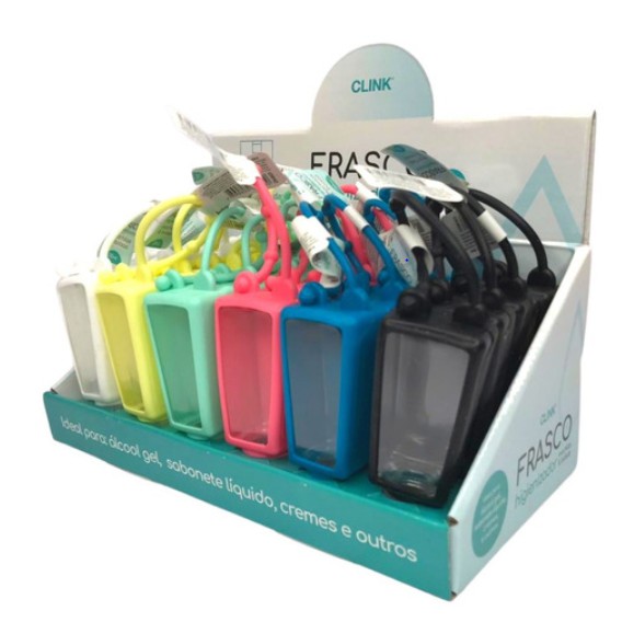 Kit c/ 4 Chaveiros porta em Alcool Gel de 30 Ml Promoção