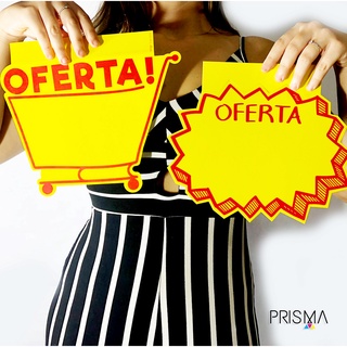 Kit de Cartazes de Oferta - 20 unidades - Splashes